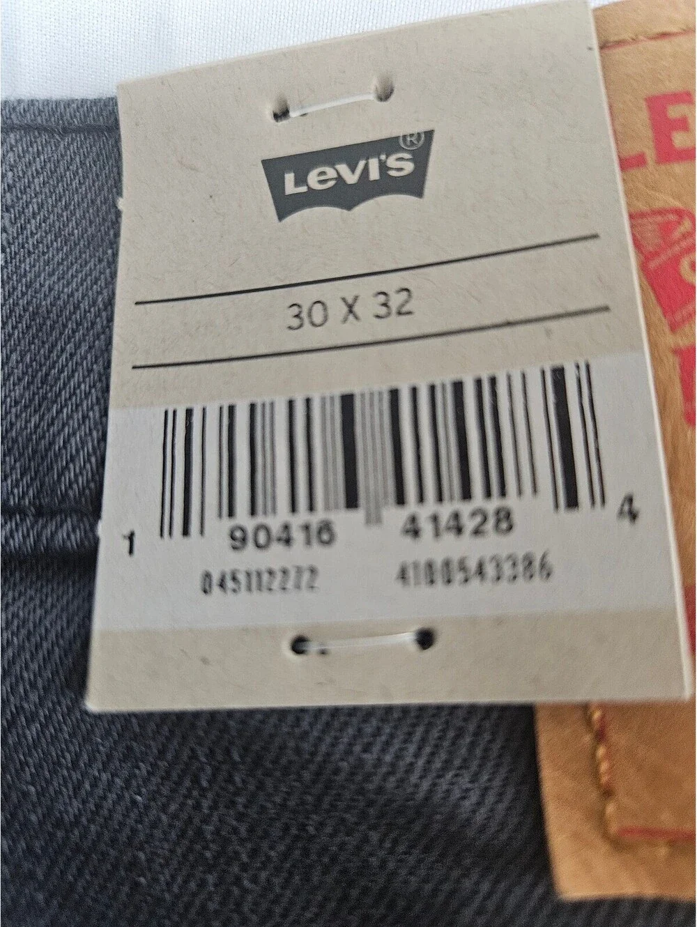 Levi's 511 Slim Stretch Jeans 30x32 in Black NWT